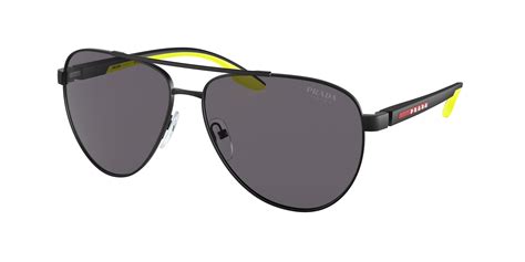 prada ps 52ys|Prada Linea Rossa PS 52YS 61 Black Grey Polar & Silver .